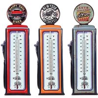 Signes Grimalt - Wand adorno Thermometer Thermometer 3 verschiedene 3U Multicolor -Metallplatten 1x15x48cm 20415 - Multicolor von SIGNES GRIMALT