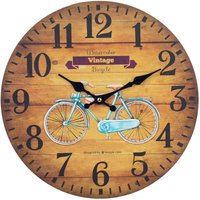 Signes Grimalt Wand adorno Uhr Fahrraduhr gelbe Uhren 4x34x34cm 30294 - Amarillo von SIGNES GRIMALT