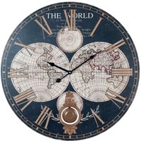 Signes Grimalt Wand adorno Uhr Mundo -Wandwand Multicolor -Uhren 4x58x58cm 22199 - Multicolor von SIGNES GRIMALT