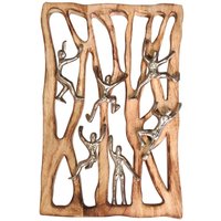 Signes Grimalt - Wanddekorationsfiguren, böhmische Deko, Vintage-Stil, Metall, Holz von SIGNES GRIMALT