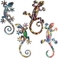 Tierfigur Figuren Eidechsens Harz Set 4U mehrfarbige Tiere 17x26x3cm 22304 - Signes Grimalt Tierfigur Figuren Eidechsens Harz Set 4U mehrfarbige Tiere 17x26x3cm 22304 - Signes Grimalt von SIGNES GRIMALT