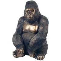 Signes Grimalt - Tierfigur Figuren Gorilla Golden Tiere 22x28x39cm 2225555 - Dorado von SIGNES GRIMALT