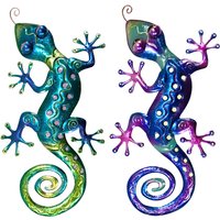 Signes Grimalt - Wand Adorno Garden Lizard Adorno 2 Einheiten Blue Garden 30x60x1cm 30195 - Azul von SIGNES GRIMALT