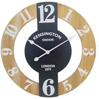 Signes Grimalt - Wand adorno Uhr Brown Uhren 60x5x60cm 26972 - Marrón von SIGNES GRIMALT