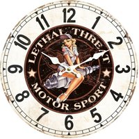 Signes Grimalt - Wand adorno Uhr Motorwandwandbraun Uhren 4x34x34cm 24462 - Marrón von SIGNES GRIMALT