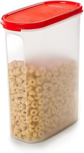 SIGNORA WARE Signoraware Eidgenosse mit Deckel Vorratsdose Vorrat Dose Modular Trockenvorrat Eidgenossen transparent rot (2,3 Liter) von SIGNORA WARE