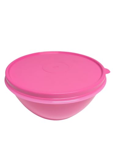 SIGNORA WARE Sommer Drops Schüssel mit Deckel Hängedeckel auslaufsicher Hitparade Frischedrops Frischhaltedose (pink 800ml) von SIGNORA WARE