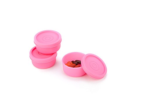 Signoraware Nano Petit récipient rond de 40 ml/Rose-Lot de 3 von SIGNORA WARE