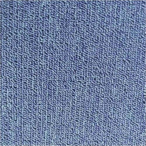 SIGNZWORLD Teppichfliesen 50x50cm selbstliegend 20er Pack 5㎡ für Wohnzimmer Schlafzimmer Büro Gewerbeboden (Hell Blau) von COZYBRITE