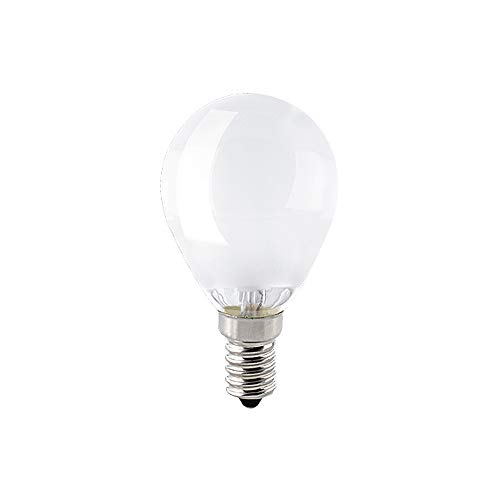 SIGOR LED Filamentlampe KUGEL, 230V, Ø 4.5cm / L 8cm, E14, 2.5W 2700K 250lm 300°, dimmbar, Matt von SIGOR