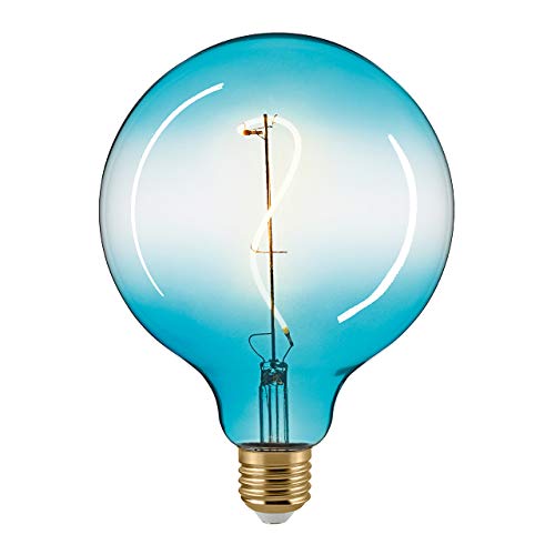 ORIENTALISCHES LED Globe Filament GL125MM GIZEH BLAU E27 4W 160LM 2200K Dimmbar von SIGOR