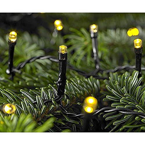 Outdoor LED Akku-Lichterkette FLEX TIME, IP44, 6Vdc, 0.168W 2400K, Kabel schwarz, Länge 1600cm, 160 Brennstellen von SIGOR