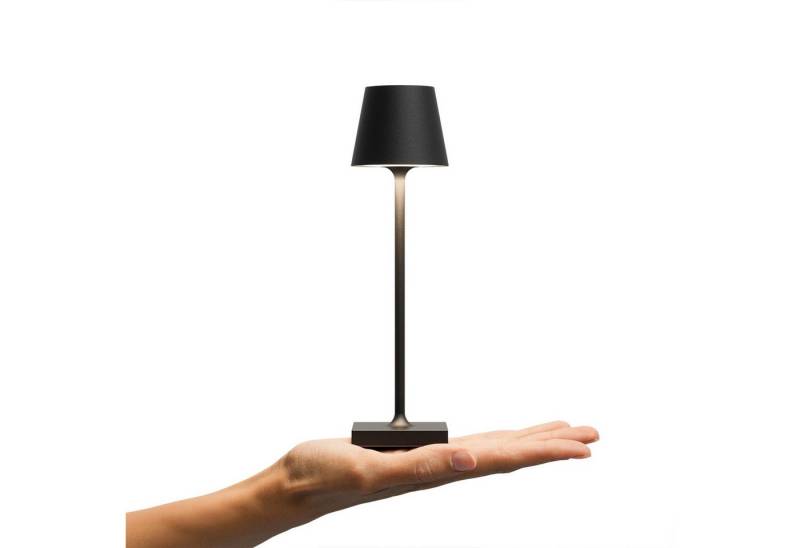 SIGOR LED Tischleuchte NUINDIE Pocket Nachtschwarz, Dimmbar, 1 LED Platine, 2.700 K / 2.200 K von SIGOR