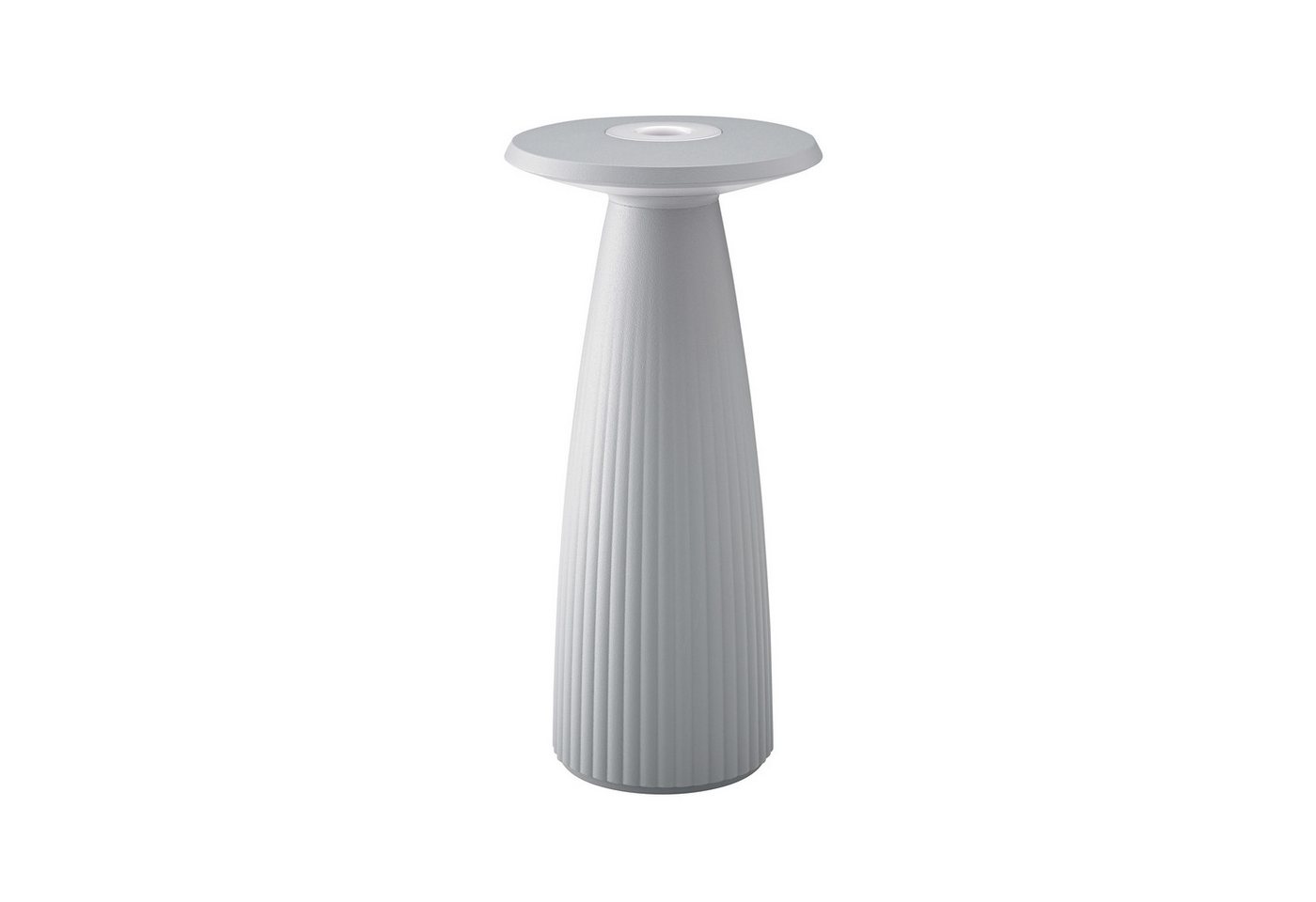 SIGOR LED Tischleuchte Nuflair, Stilvolle 2 in 1 Akku-Tischlampe, LED fest integriert, Kombi aus Vase & Lampe, moderne Tischdekoration, 24x11.5x11.5 cm von SIGOR