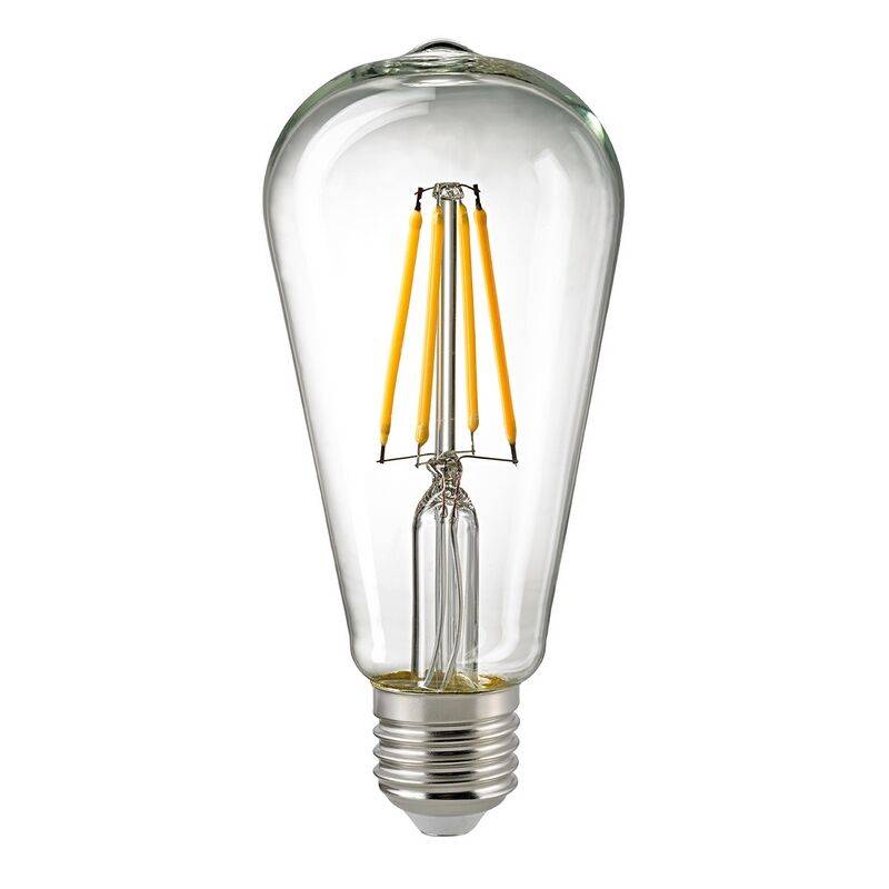Sigor 7W Rustika Filament klar E27 2700K dimmbar Deko Leuchtmittel von SIGOR