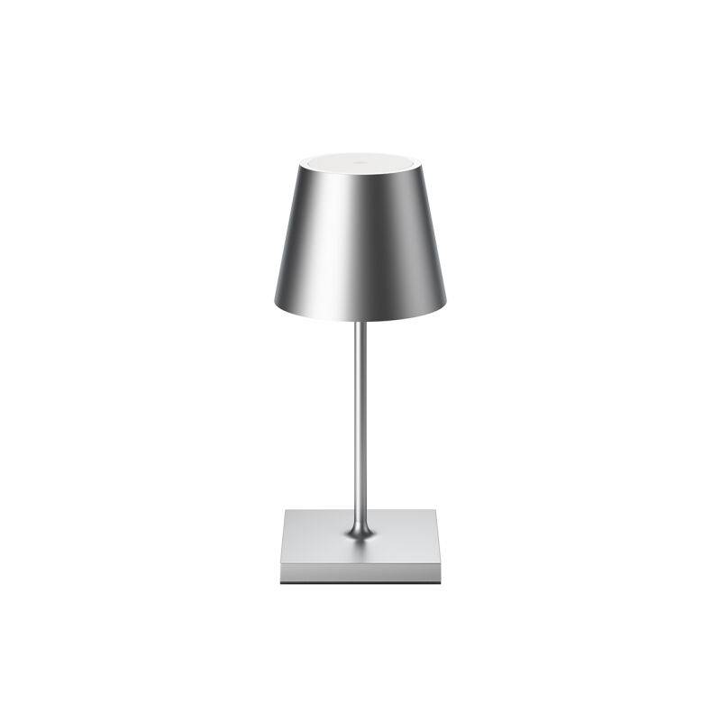 Sigor Nuindie mini 25 USB-C silber rund Akku-Tischleuchte LED von SIGOR