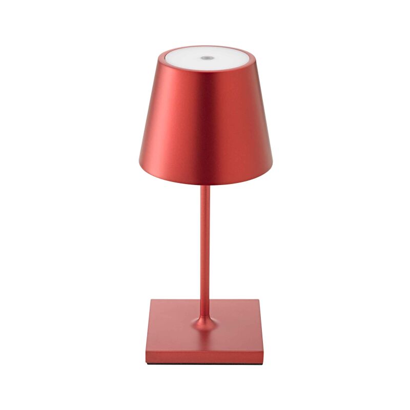 Sigor Nuindie mini 25 kirschrot eloxiert rund Akku Tischleuchte LED Sigor Nuindie mini 25 kirschrot eloxiert rund Akku Tischleuchte LED von SIGOR