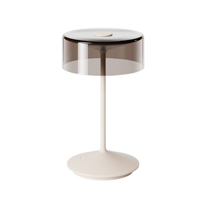 Sigor Numotion 265 dünenbeige Akku Glas Tischleuchte LED von SIGOR
