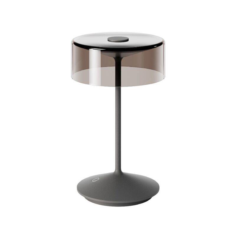 Sigor Numotion 265 graphitgrau Akku Glas Tischleuchte LED von SIGOR