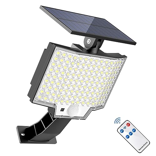 Solarlampen für Außen, Solar Lampe Outdoor 126LED/3 Modes Solarlampe Solar Strahler mit Bewegungsmelder Aussen Solar für Garten, Veranda, Straße, IP67 Wasserdicht, 210° Beleuchtungswinkel (1 Stück) Solarlampen für Außen, Solar Lampe Outdoor 126LED/3 Modes Solarlampe Solar Strahler mit Bewegungsmelder Aussen Solar für Garten, Veranda, Straße, IP67 Wasserdicht, 210° Beleuchtungswinkel (1 Stück) von SIGRILL