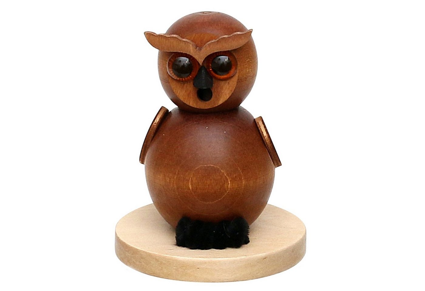 SIGRO Räuchermännchen Holz Räucherfigur 3 verschiedene Farben Eule, (1 St) von SIGRO