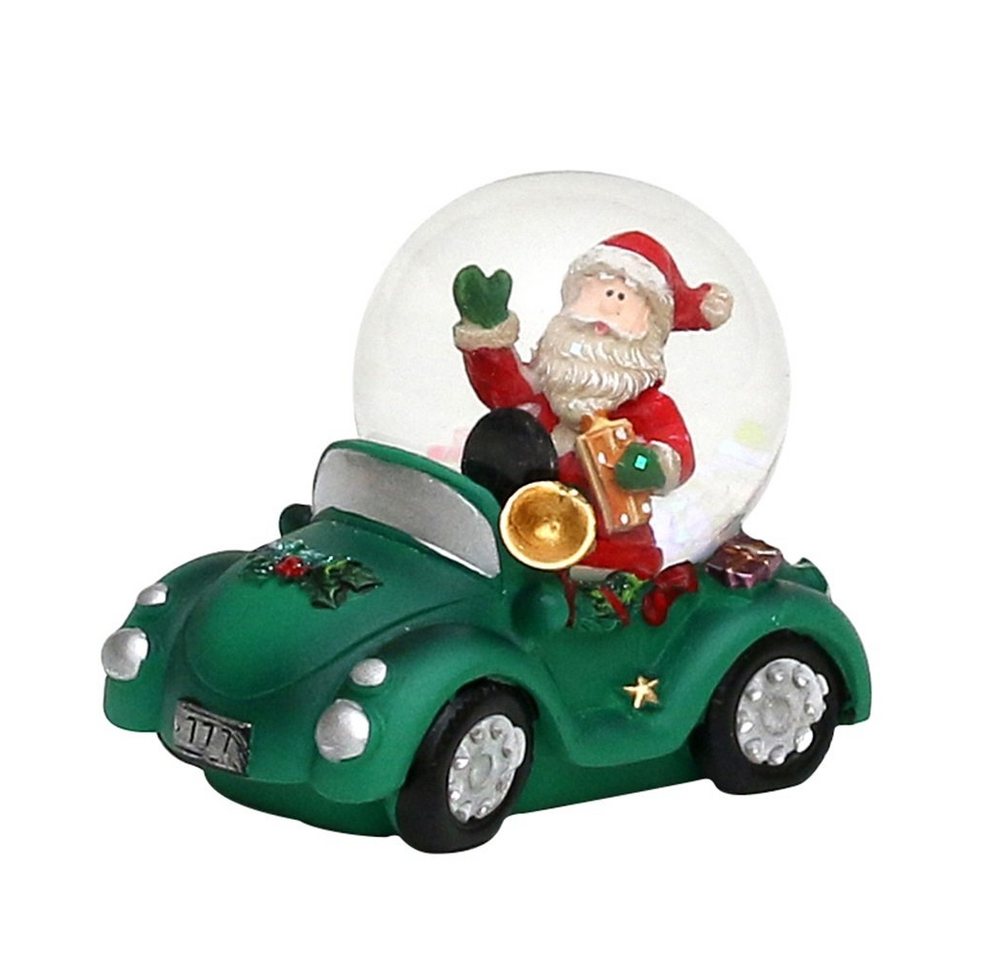 SIGRO Schneekugel Kinder Weihnachtsschneekugel Auto - Weihnachtsmann oder Schneemann (1 St), Dekokugel Souvenir - Figuren Dekorationsartikel - Geschenkartikel von SIGRO