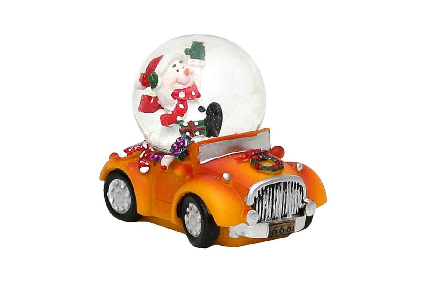 SIGRO Weihnachtsfigur Schneekugel, 4-fach sortiert, 1 Stück Cars (Stück, 1 St., 1 Schneekugel Cars)" von SIGRO