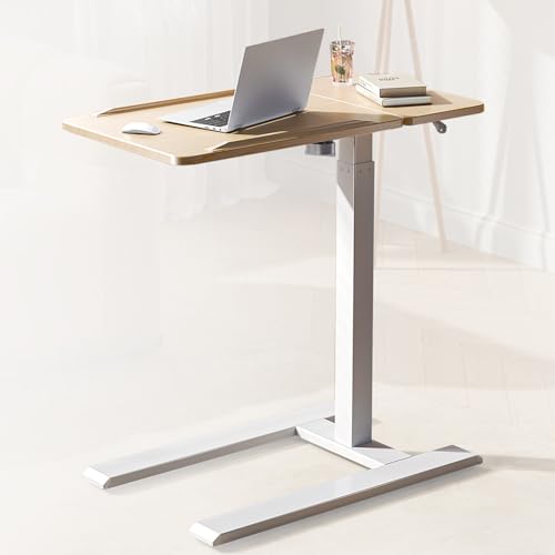 SIHOO D01 Betttisch – Höhenverstellbarer und neigbarer Laptop-Stehpult mit Rollen für Krankenhaus & Zuhause von SIHOO