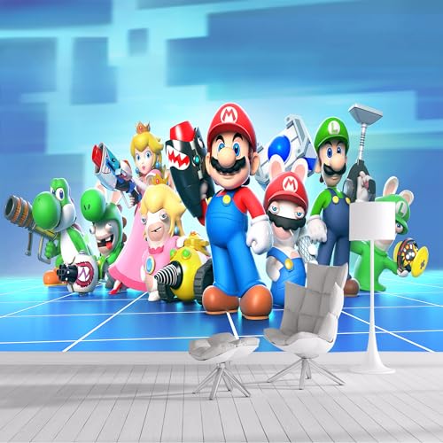 SIJIFACAI Super Mario 3D Animation Selbstklebende Tapete Selbstklebend Selbstklebend Große Fototapete SIJIFACAI Super Mario 3D Animation Selbstklebende Tapete Selbstklebend Selbstklebend Große Fototapete von SIJIFACAI
