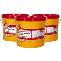 3er-Set Sika Sika Wall Füll- und Reparaturspachtel für Wände und Decken in Pastenform - 1,5Kg - Blanc von SIKA