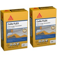 Sika - Ceram 200 Flex Fliesenkleber im Doppelpack - Grau - 2,5 kg - Gris von SIKA