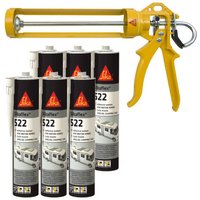 Sika - Caravan Pack - 6 flex 522 Caravan Mastic Kleber 300ml - MK2 evo Handpistole 300ml - Blanc von SIKA