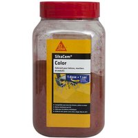 SIKA SikaCem Color Zement-, Kalk- und Gipspulverfarbe - Rot - 800g von SIKA