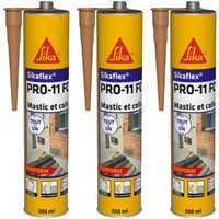 Sika - flex pro 11 fc Purform Klebedichtmasse 3er-Set - Beige - 300ml - Beige von SIKA