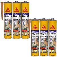 Sika - flex pro 11 fc Purform Klebedichtmasse 6er-Set - Beige - 300ml - Beige von SIKA