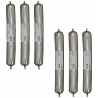Sika - Set von 6 flexiblen Klebstoffen Adheflex Parquet - 600 ml von SIKA