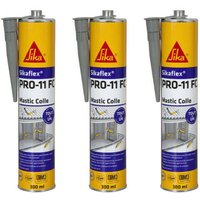 Sika - 3er-Set Klebedichtmasse flex pro 11 fc Purform - Betongrau - 300ml - gris béton von SIKA