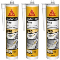 Sika - 3er-Set flex 149 Auto-Klebedichtmasse - Weiß - 300 ml - Blanc von SIKA