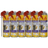 6er-Pack Sika Sika Boom 102 Combi-Polyurethanschaum-Expansionsmittel - 500ml - Blanc von SIKA