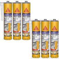 Sika - 6er-Set flex 11 fc Purform Mehrzweck-Klebedichtmasse - Weiß - 300 ml von SIKA