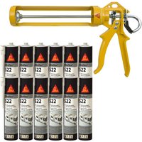 Sika - Pack Caravan 12 flex 522 Caravan Mastic Kleber 300ml - Manuelle Spritzpistole MK2 evo 300 ml Sika - Pack Caravan 12 flex 522 Caravan Mastic Kleber 300ml - Manuelle Spritzpistole MK2 evo 300 ml von SIKA