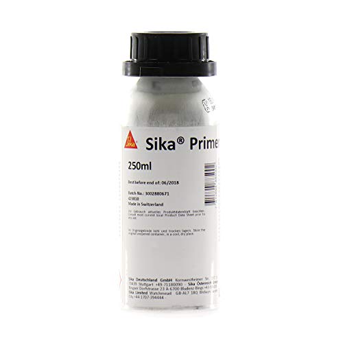 Sika Primer 206 GP Schwarzprimer für Keramik, Glas, Metalle, Kunststoffe uvm, 250 ml (1er Pack) von Sika