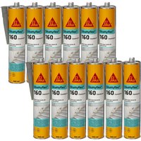 Set von 12 Dichtstoffen für Betonfassaden und Mauerwerk Sika Sika Hyflex 160 Construction - Betongrau - 300ml - Gris béton von SIKA