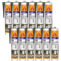Sika - Set von 12 Silikon-Dichtstoffen Seal 110 Schreinerei & Verglasung - Anthrazit - 300ml Sika - Set von 12 Silikon-Dichtstoffen Seal 110 Schreinerei & Verglasung - Anthrazit - 300ml von SIKA