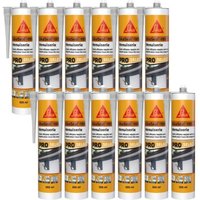 Sika - Set von 12 Silikon-Dichtungsmitteln seal-185 Tischlerei - Weiß pvc - 300ml Sika - Set von 12 Silikon-Dichtungsmitteln seal-185 Tischlerei - Weiß pvc - 300ml von SIKA