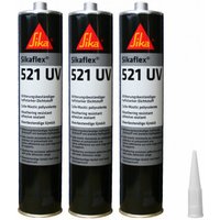 Sika - flex 521 uv Hybrid Versiegelungskleber - Schwarz - 300ml - Verkauft von 3 von SIKA