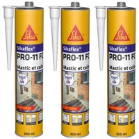 Sika - flex pro 11 fc Purform Klebedichtmasse 3er-Set - Weiß - 300ml - Blanc von SIKA