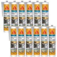 Sika - seal-180 Badezimmer & Fliesen Silikon-Dichtmasse - Transparent - 300ml - 12er Set Sika - seal-180 Badezimmer & Fliesen Silikon-Dichtmasse - Transparent - 300ml - 12er Set von SIKA