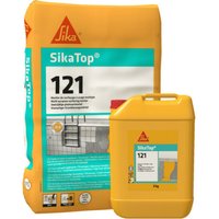 Zwei-Komponenten-Mörtel Sika Sika top 121 Surfacing - Weiß - 26.75kg - Blanc von SIKA