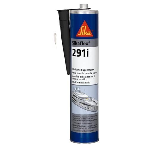Sika – Dichtstoff – Sikaflex-291i Schwarz – ideal für den Marinebereich – hochelastisch und überlackierbar – geruchsarm – 300 ml von Sika